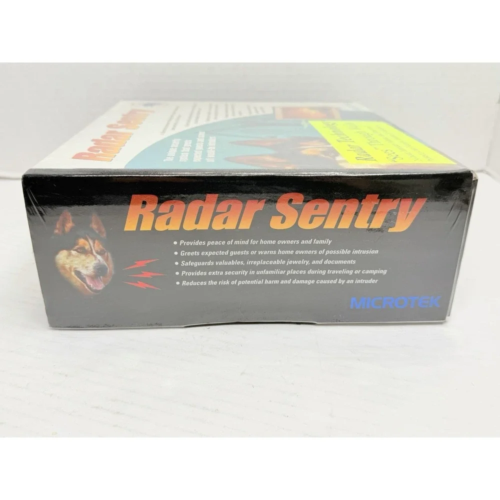 Microtek Radar Sentry Motion Security Alarm Barking Dog System NEW Sealed